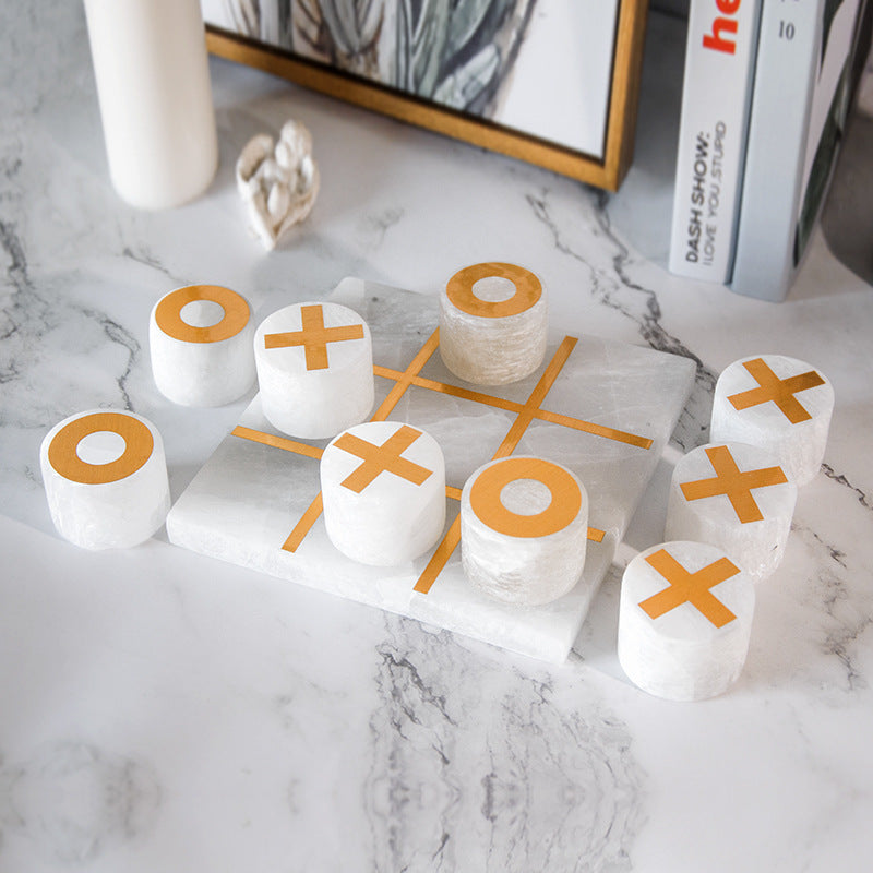Tic Tac Toe Marble Set