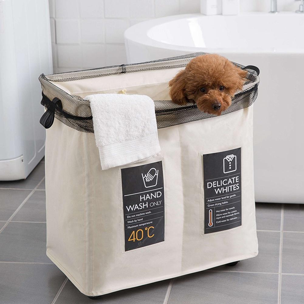 Laundry Double Chamber Hamper