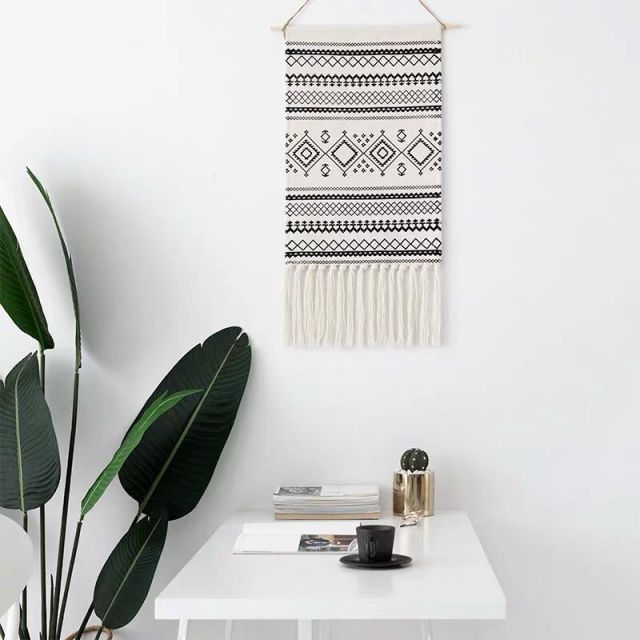 Wall Hanging Tapestry Hand Woven Home Decor - bohemian Wall hanging For Bed Room , Living Room and Dining Rooms