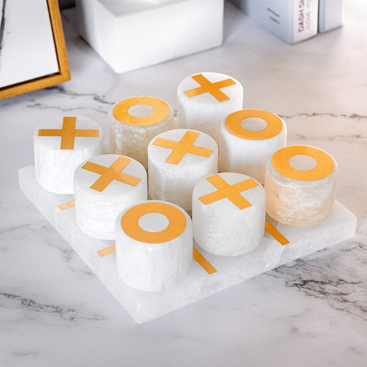 Tic Tac Toe Marble Set