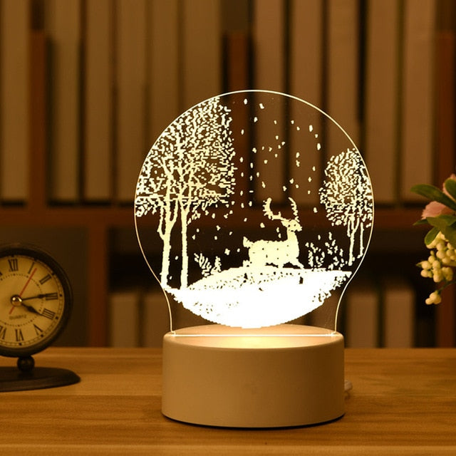 3D Acrylic LED Lamp