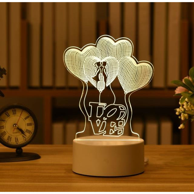 3D Acrylic LED Lamp