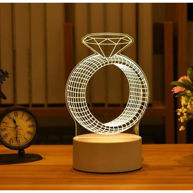 3D Acrylic LED Lamp