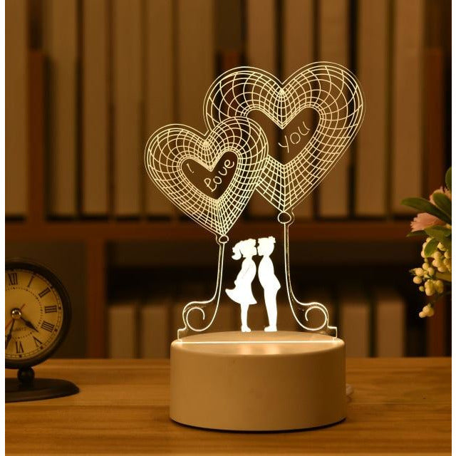 3D Acrylic LED Lamp